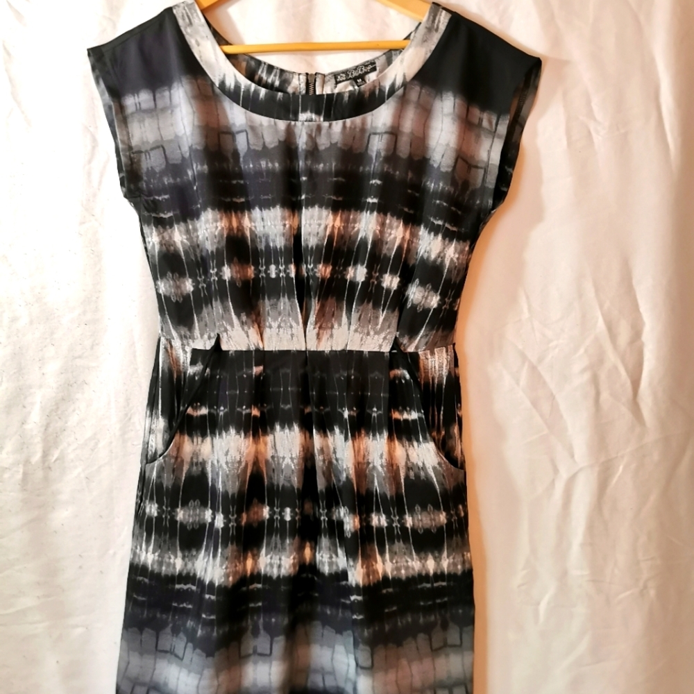 BeBop Tie-dyed midi dress, medium